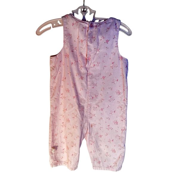 Vintage Winnie the Pooh Corduroy Romper With Pooh Embroidery Sz 9M - Picture 2 of 9